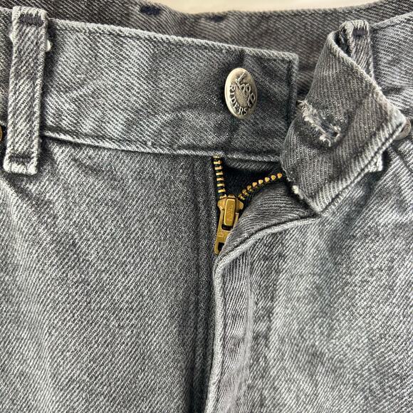 Vintage Lee Riders Mom Jean Union Made Washed Gray Denim 27x30 Size 9 Med 80s - Picture 6 of 11